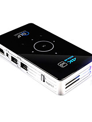 cheap -C6 4k Dlp Mini Portable Projector Wifi Bluetooth 4.0 Outdoor Home Video Cinema
