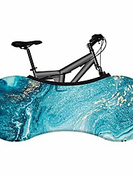 cheap -indoor mountain bike cover bicycle storage cover, bike wheel cover, indoor anti-dust mountain bike storage bag keeps floors and walls dirt-free suitable for tires of 26-28 inches (gradient blue 1)