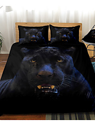 cheap -Black Panther Duvet Cover Set Quilt Bedding Sets Comforter Cover,Queen/King Size/Twin/Single(1 Duvet Cover, 1 Or 2 Pillowcases Shams) 3D Digtal Print