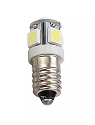 cheap -E10 W5W LED Bulb 5050 5 SMD LED White Warm White 194 168 Super Bright Wedge Lights Bulbs Lamps DC6V 5050 SMD 2pcs