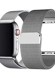 cheap -Metal Stainless Steel Band Compatible with Apple Watch Bands 38mm 40mm 41mm 42mm 44mm 45mm,Black Loop Adjustable Strap Magnetic Wristband for iWatch Series 7 6 5 4 3 2 1 SE for Women Men