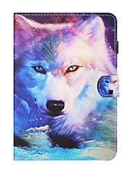cheap -Painted Wolf Tablet Case with Stand For Apple Full Body Case iPad Pro iPad 9th/8th/7th iPad Mini iPad Air for Kids