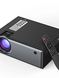 cheap -WAZA®  W01 LCD Projector 2800 Lumens Support 1080P Input Multiple Ports Portable Smart Home Theater Projector Beamer With Remote Control