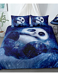 cheap -Panda Duvet Cover Set Quilt Bedding Sets Comforter Cover,Queen/King Size/Twin/Single/(Include 1 Duvet Cover, 1 Or 2 Pillowcases Shams),3D Digktal Print