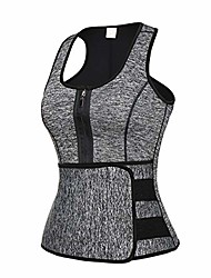 cheap -Mens Waist Trainer for Weight Loss, Shaping Vest Breathable Adjustable Slimming Workout Sportswear, Waist Trainer Sweat Vest for Men, Sauna Tank Top, Workout Corset