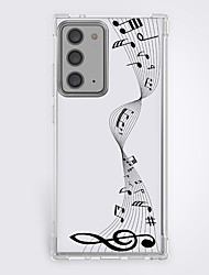 cheap -Curve Music Phone Case For Samsung S22 S21 S20 Plus Ultra FE A72 A52 A42 S10 S9 S8 S7 Plus Edge Unique Design Protective Case Shockproof Back Cover TPU