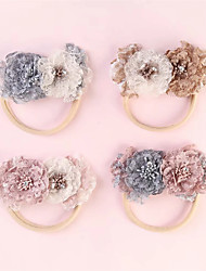 cheap -1pcs Baby Girls&#039; Active / Sweet Sun Flower Floral Floral Style Nylon Hair Accessories Blushing Pink / Gray / Camel / Headbands