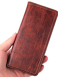 cheap -Phone Case For Samsung Galaxy S22 Ultra Plus Full Body Case Leather Wallet Card S20 S10 Plus S10e Wallet Card Holder Shockproof Wood Grain Solid Color PU Leather TPU