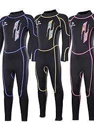cheap -ZCCO Boys Girls&#039; Full Wetsuit 2.5mm SCR Neoprene Diving Suit Thermal Warm UPF50+ Quick Dry High Elasticity Back Zip - Swimming Diving Surfing Scuba Patchwork Autumn / Fall Spring Summer / Kids