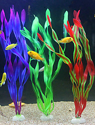 cheap -3pcs Artificial Underwater Plants Aquarium Fish Tank Decoration Water Grass Viewing Decorations Weeds