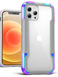 cheap -Case For Apple iPhone 12 / iPhone 12 Pro Max / iPhone 12 Pro Shockproof / Dustproof / Transparent Back Cover Tile / Transparent TPU
