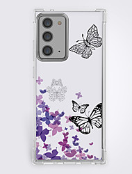 cheap -Butterfly Phone Case For Samsung S22 S21 S20 Plus Ultra FE A72 A52 A42 S10 S9 S8 S7 Plus Edge Unique Design Protective Case Pattern Back Cover TPU