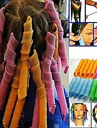 cheap -20 Pcs/Pack Magic Hair Curlers No Heat Hair Roller Curling Rods Set Spiral Curls Styling Kit Styling Hooks DIY Hair Styling Roller Perm Tool Set for Long Hair Up to 20 Inch