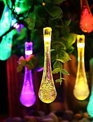 cheap -Outdoor Solar String Light LED String Lights 5m 20 LEDs Warm White Multi Color Christmas New Year‘s Outdoor Party Decorative 2 V LED Solar Garden Light