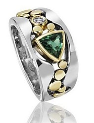 cheap -1pc Ring For Men&#039;s Women&#039;s White Street Date Alloy Mixed Color