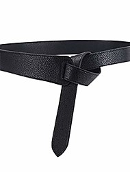 cheap -Women&#039;s Waist Belt Casual Daily Black Red Belt Solid Color / Brown / Winter / Spring / Summer