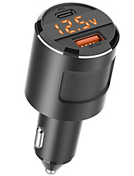cheap -QC 3.0 / LED Display / PD Car Charger Adapter USB 1 USB Port Charger Only 5 V / 1.5 A / 3 A / 2 A