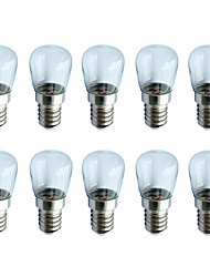 cheap -10pcs 1.5W LED Globe Bulbs 70 lm E14 6 LED Beads SMD 2835 Warm White White 180-260   12 V
