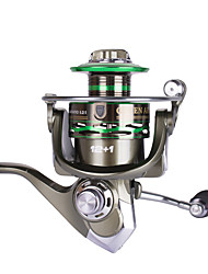 cheap -Fishing Reel Spinning Reel 5.2:1 Gear Ratio 12+1 Ball Bearings Easy Install Easy to Carry Light and Convenient for Sea Fishing / Fly Fishing / Freshwater Fishing / Trolling &amp; Boat Fishing