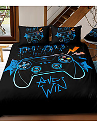 cheap -Gaming Controller Esport Duvet Cover Set Quilt Bedding Sets Comforter Cover,Queen/King Size/Twin/Single/(Include 1 Duvet Cover, 1 Or 2 Pillowcases Shams)