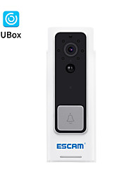 cheap -ESCAM V3 wireless smart doorbell two-way voice night vision PIR cloud storage