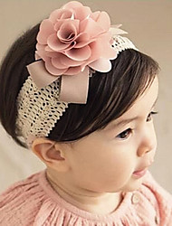 cheap -Kids Baby Girls&#039; Active Sweet Birthday Party Festival Floral Solid Colored Floral Style Nylon Hair Accessories Blushing Pink Gray One-Size
