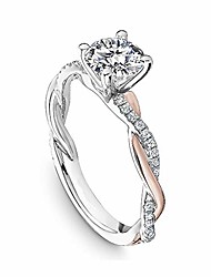 cheap -women&#039;s pure cupronickel love heart diamond ring holiday essential gift, wedding rings for women,engagement rings cubic diamonds for women girls
