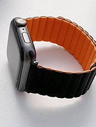 cheap -1 pcs Smart Watch Band for Apple iWatch Series 7 / SE / 6/5/4/3/2/1 38/40/41mm 42/44/45mm Silicone Smartwatch Strap Soft Breathable Adjustable Magenitic Sport Band Replacement  Wristband