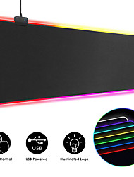 cheap -RGB Gaming Mouse Pad Large Size Colorful Luminous for PC Computer Desktop 7 Colors LED Light Desk Mat Gaming Keyboard  Large Mouse Pad Gamer Carpet Big Mause