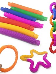cheap -15 pack Fidget Pop Tube Toys for Boy Girl and Adults, Pipe Sensory Tools for Stress and Anxiety Relief, Cool Bendable Multi-Color Stimming Toys Great as Gift, Party Favors, and Prizes for Fidgeters