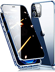 cheap -Magnetic Adsorption Case with Screen Protector for iPhone 13 12 11 Pro Max Tempered Glass Full Screen Protector Clear Cover with Camera Protection for Samsung Galaxy S22 Ultra S21 Plus S20 FE Note 20