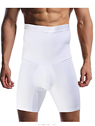 cheap -men&#039;s slimming shorts waist training compression shaper pants black one size
