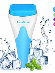 cheap -ice roller for face &amp; eyes,face roller face massager to tighten pores and reduce wrinkle,massager under eye puffiness,migraine and pain relidf,skin care products(blue)