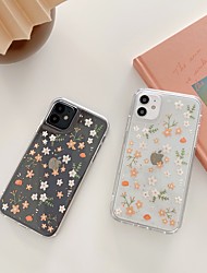 cheap -Phone Case For Apple Back Cover iPhone 12 Pro Max 11 SE 2020 X XR XS Max 8 7 Shockproof Dustproof Flower TPU