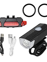 cheap -LED Bike Light LED Light Bike Glow Lights Front Bike Light LED Bicycle Cycling Waterproof Portable USB Charging Output New Design Rechargeable Li-Ion Battery 300 lm Cycling / Bike / ABS