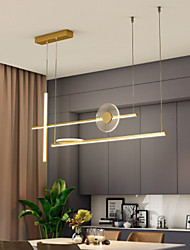 cheap -LED Pendant Light Black Gold 100 cm Single Design Chandelier Aluminum Artistic Style Stylish Painted Finishes Artistic LED 110-120V 220-240V