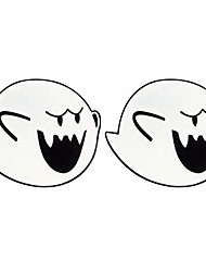 cheap -charmart boo ghost lapel pin 2 piece set white ghost enamel brooch pins accessories badges gifts