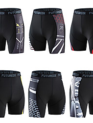 cheap -Men&#039;s Compression Shorts Running Shorts Athletic Bottoms Liner Sporty Summer Running Active Training Jogging Training Exercise Moisture Wicking Breathable Soft Sport Black / Red Black / Yellow Pure