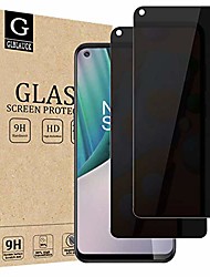 cheap -Phone Screen Protector For OnePlus OnePlus 9 OnePlus 8 Pro OnePlus 8 Oneplus 7 OnePlus 7T Pro Tempered Glass 2 pcs Scratch Proof Privacy Anti-Spy Front Screen Protector Phone Accessory