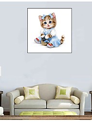 cheap -Animal Pet Cartoon Cat Diamond Painting Wall Home Décor Decoration 35*45cm