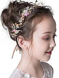 cheap -Kids Baby Girls&#039; Accessories Headdress Korean-Style Woven Birthday Hair Accessories Cute Super Cute Flower Girl Accessories Girls Performance Headband