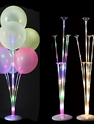 cheap -LED Light Air Balls Balloon Stand Column Wedding Table Decoration Balloons Holder Christmas Baloon Baby Shower Birthday Party