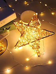 cheap -30 PCS 12PCS 6PCS Fairy Lights Battery Operated (Included) 600LED 240LED 120LED Mini String Lights Waterproof Copper Wire Firefly Starry Lights for Halloween Party Christmas Festivals Decorations