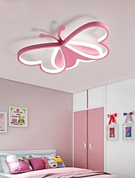 cheap -LED Ceiling Light 50 cm Circle Design Flush Mount Lights Metal Artistic Style Stylish Painted Finishes Modern Butterfly Design Kids Room Children&#039;s Bedroom 220-240V