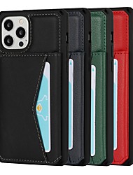 cheap -PU Leather Wallet Phone Case For Apple iPhone 12 Pro Max 11 SE 2020 X XR XS Max 8 7 Shockproof Protective Back Cover with Card Holder Stand