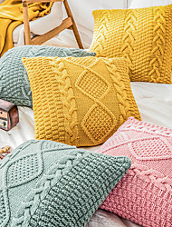 cheap -PillowCase High Quality Home Office Classic Knitting Pattern Home Office Comfortable PillowCase Living Room Bedroom Sofa Cushion Cover