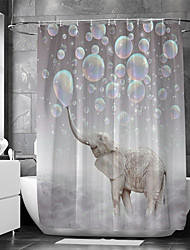cheap -Waterproof Fabric Shower Curtain Bathroom Decoration and Modern and Animal Series 72 Inch
