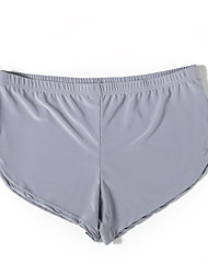 cheap -Men&#039;s Basic Boxers Underwear Micro-elastic Low Waist 1 PC Gray S