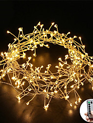 cheap -String Lights 3M 6M USB Remote Control Copper Wire LED Firecracker String Lights 100LEDs 200LEDs Firecracker Fairy Light For Christmas Wedding Holiday Party Home Decoration