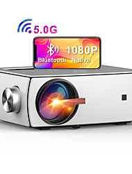 cheap -aao YG430 LED Projector Auto focus WIFI Projector Keystone Correction Dobby Audio 1080P (1920x1080) 5500 lm Compatible with HDMI USB